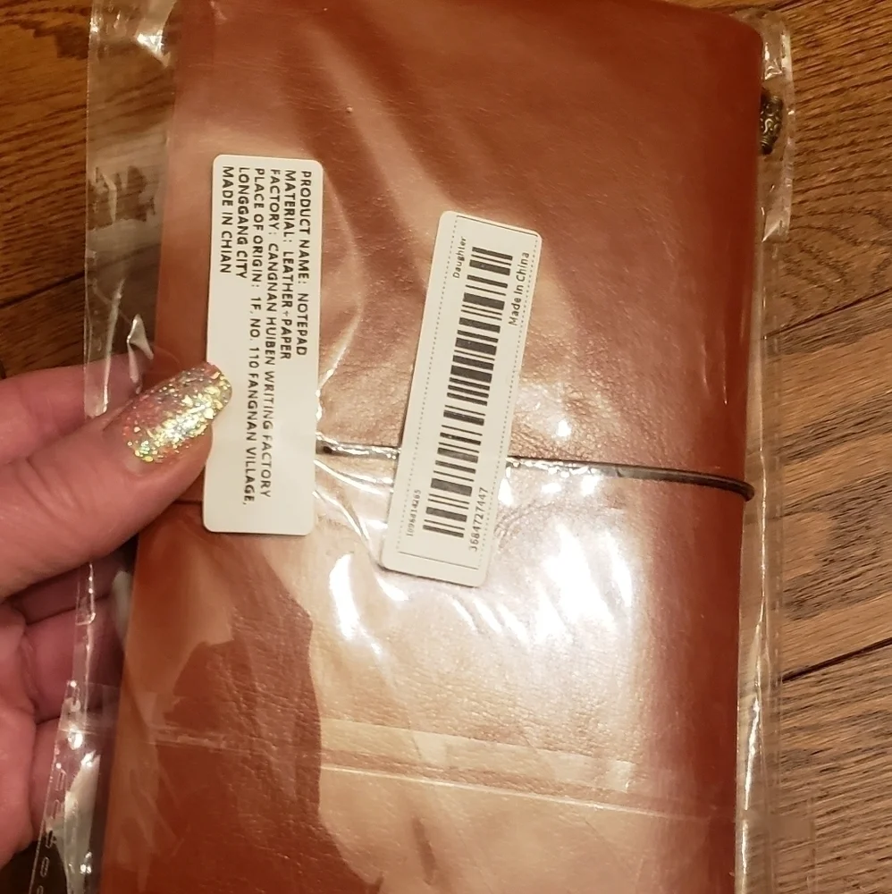 unknown leather journal
